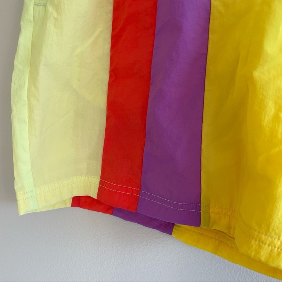 Champion Multicolor Striped Swim Shorts with Mesh Lining Size Large - Picture 5 of 10